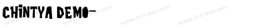 Chintya Demo字体转换